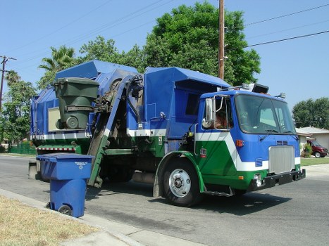 Recycling during garage clearance in The Oval