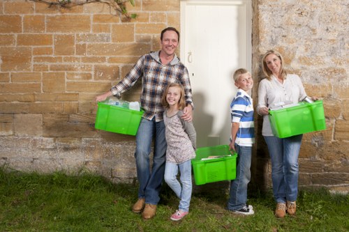 Satisfied homeowner with a clutter-free garage