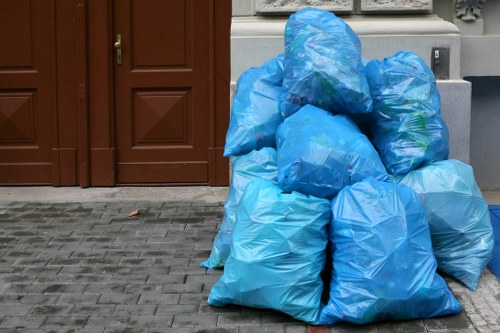 Recycling bins for waste separation