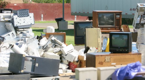 Sorting items during garage clearance